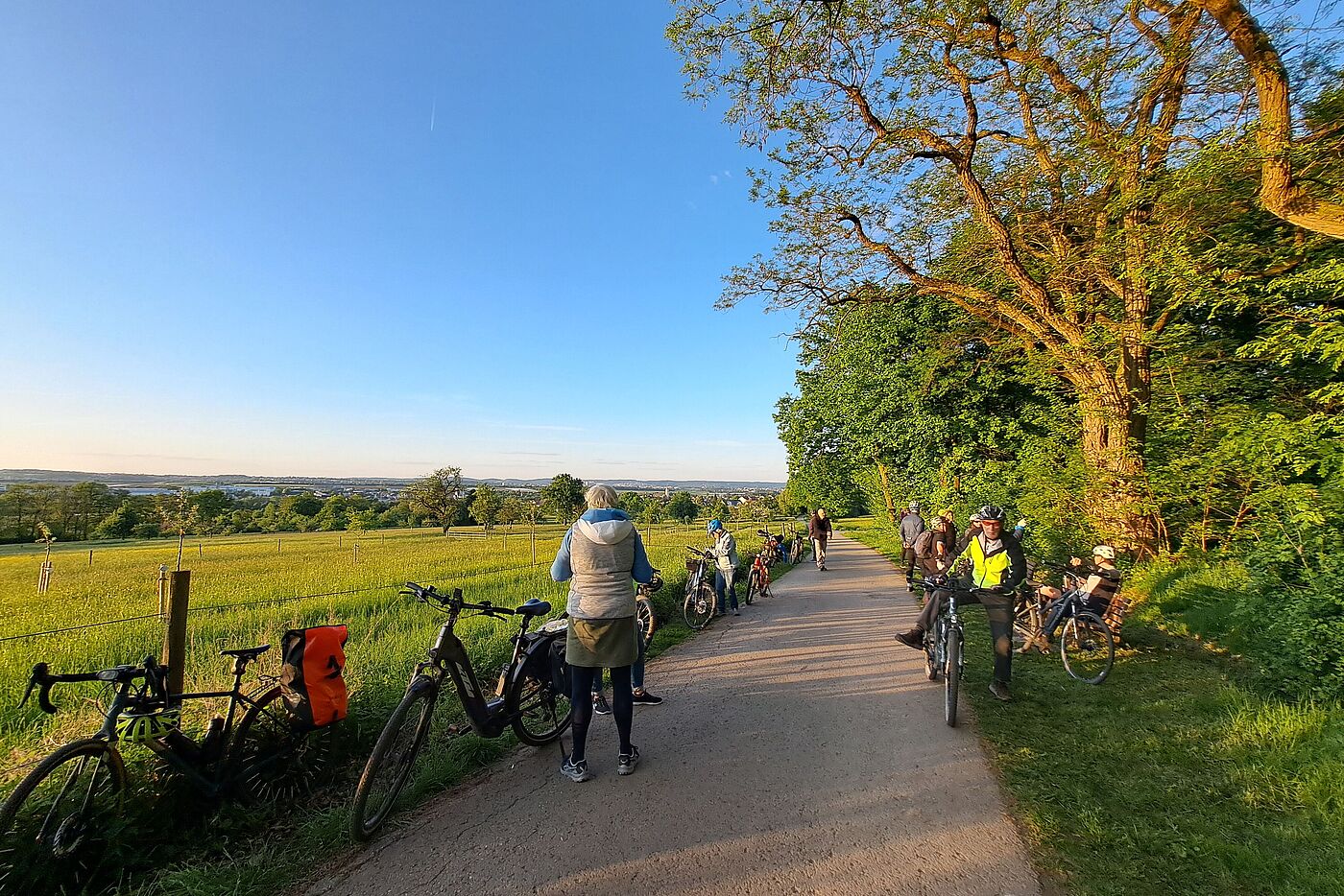 Pause an der Josefskapelle