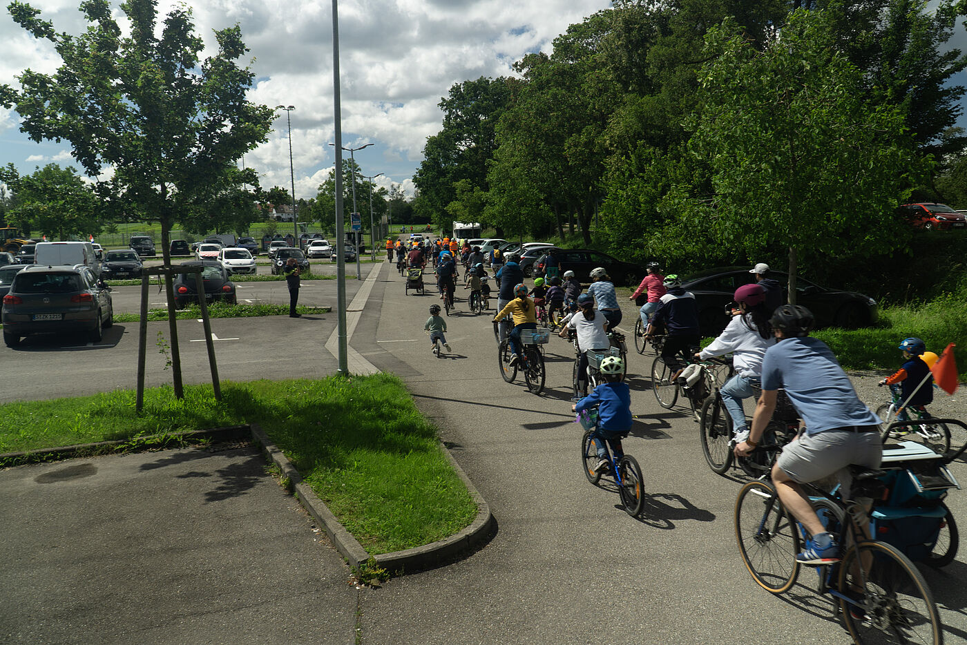 Start am Sportzentrum Goldäcker