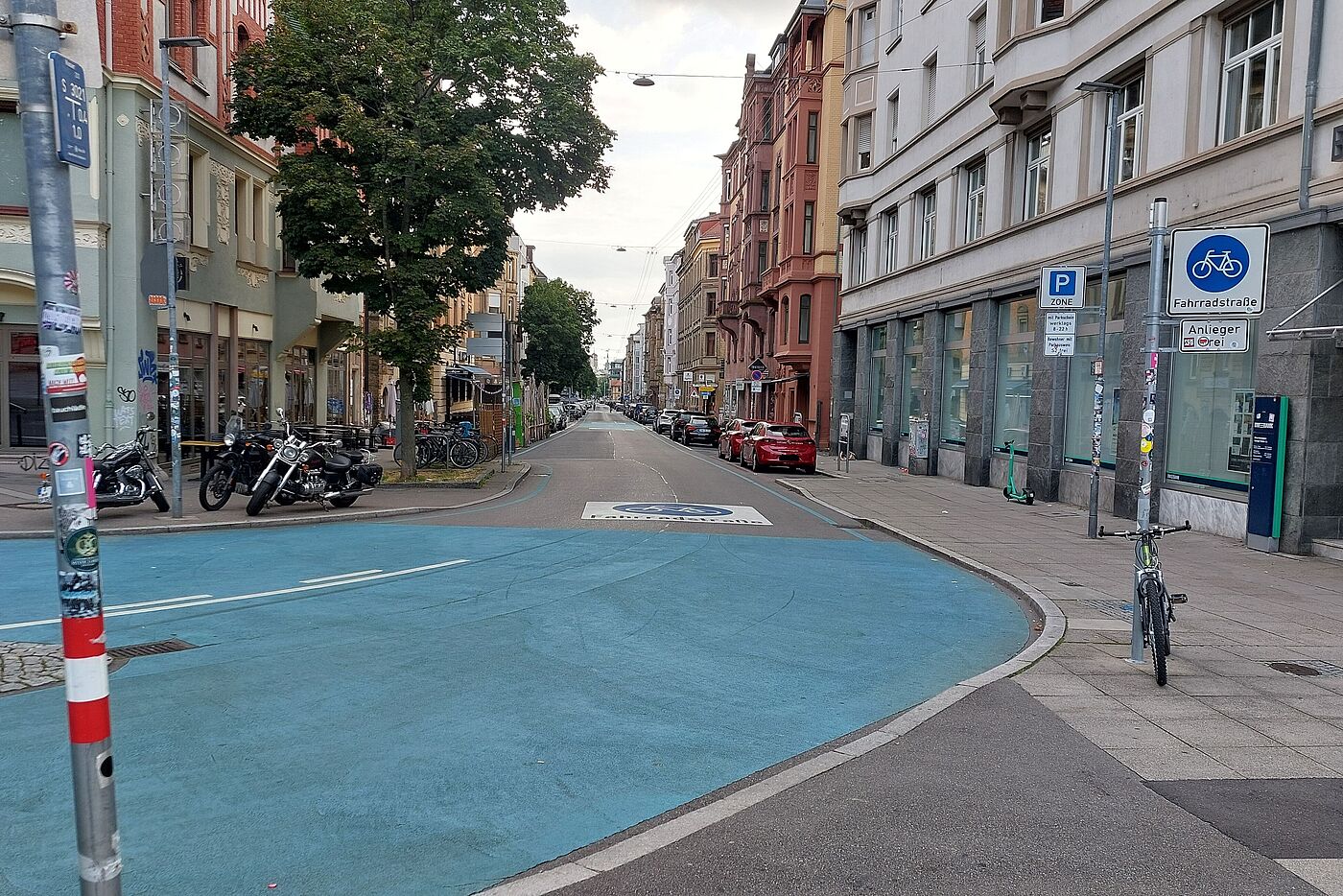 Blick vom Marienplatz in die Tübinger Straße
