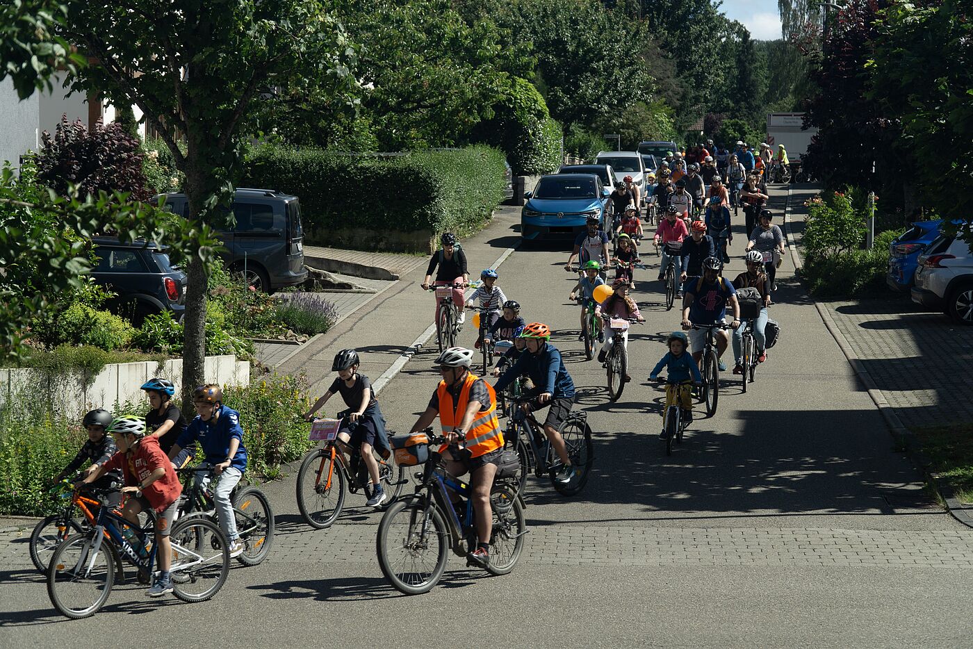 auf dem Rückweg zum Sportzentrum Goldäcker