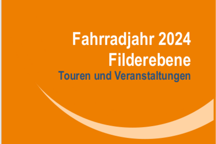 Fahrradjahr 2024 Filderebene Titelbild des Fahrradjahrs 2024 Filderebene (Programmheft)
